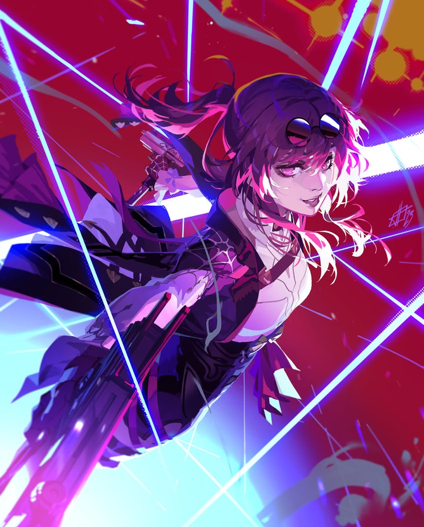 kafka (honkai and 1 more) drawn by toni_infante