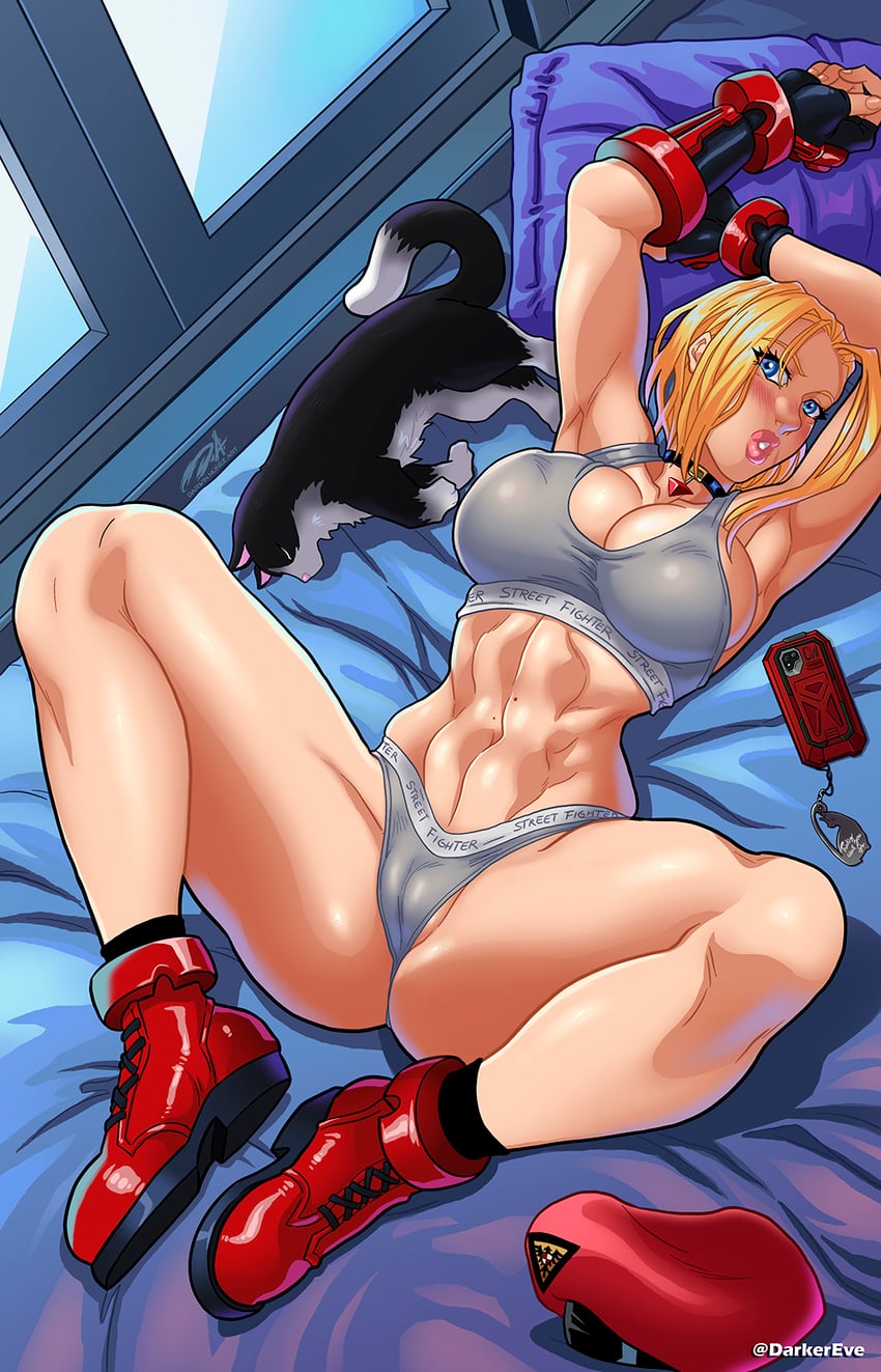 cammy white (street fighter and 1 more) drawn by darkereve