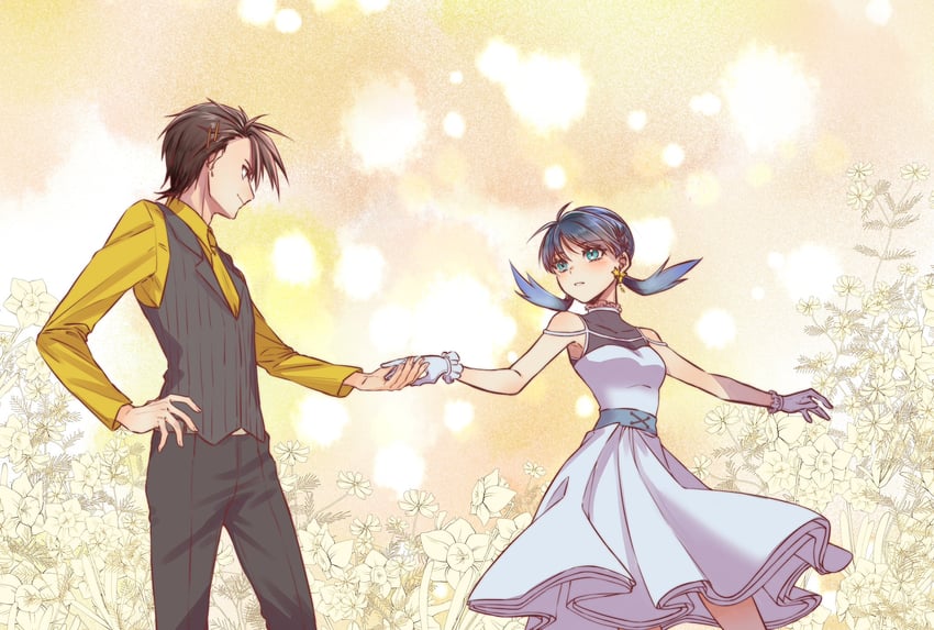 ethan and kris (pokemon and 1 more) drawn by ayan_ip