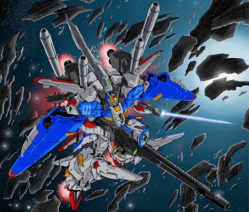 Ex S Gundam Gundam And 1 More Drawn By Don Allan Figueroa Danbooru