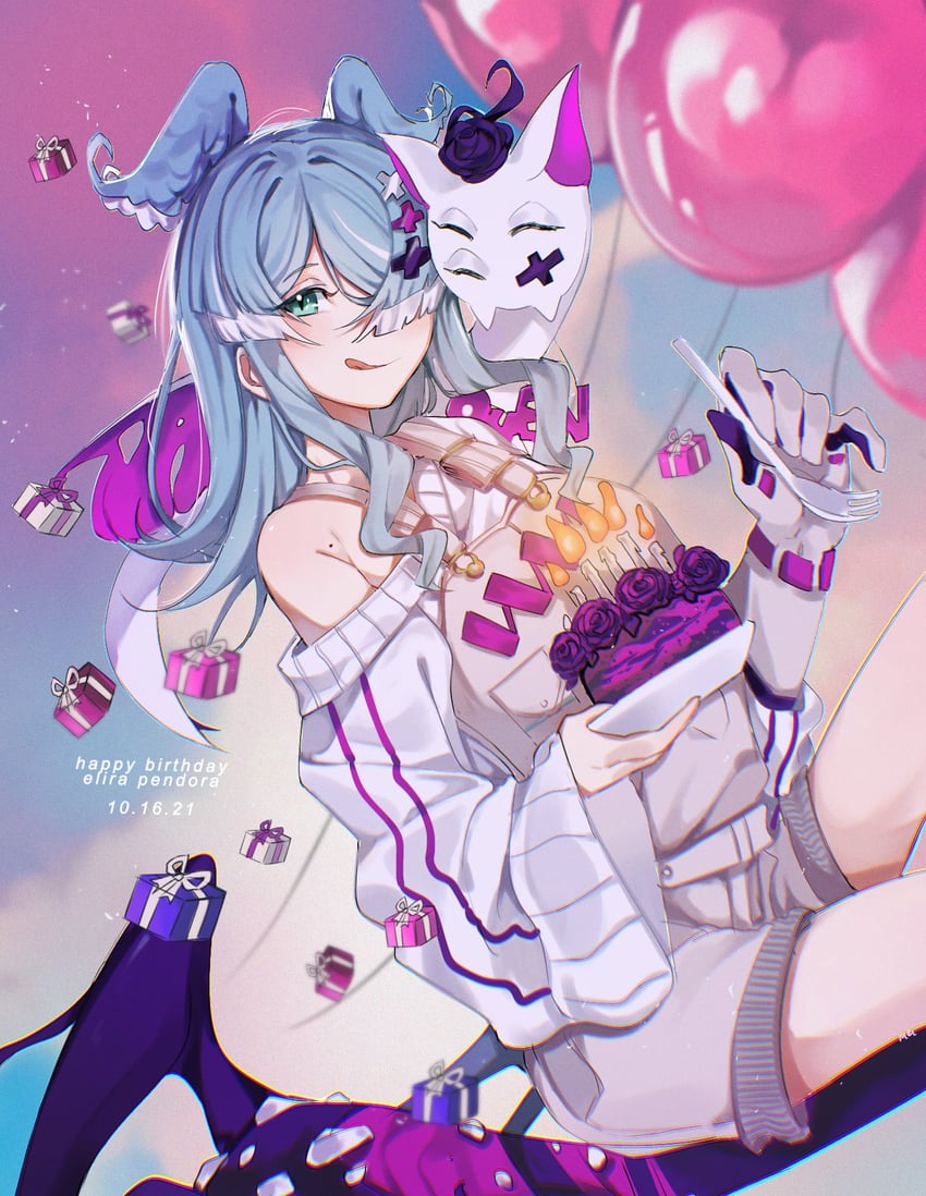 elira pendora and pikl (nijisanji and 1 more) drawn by mei_(adomanju)