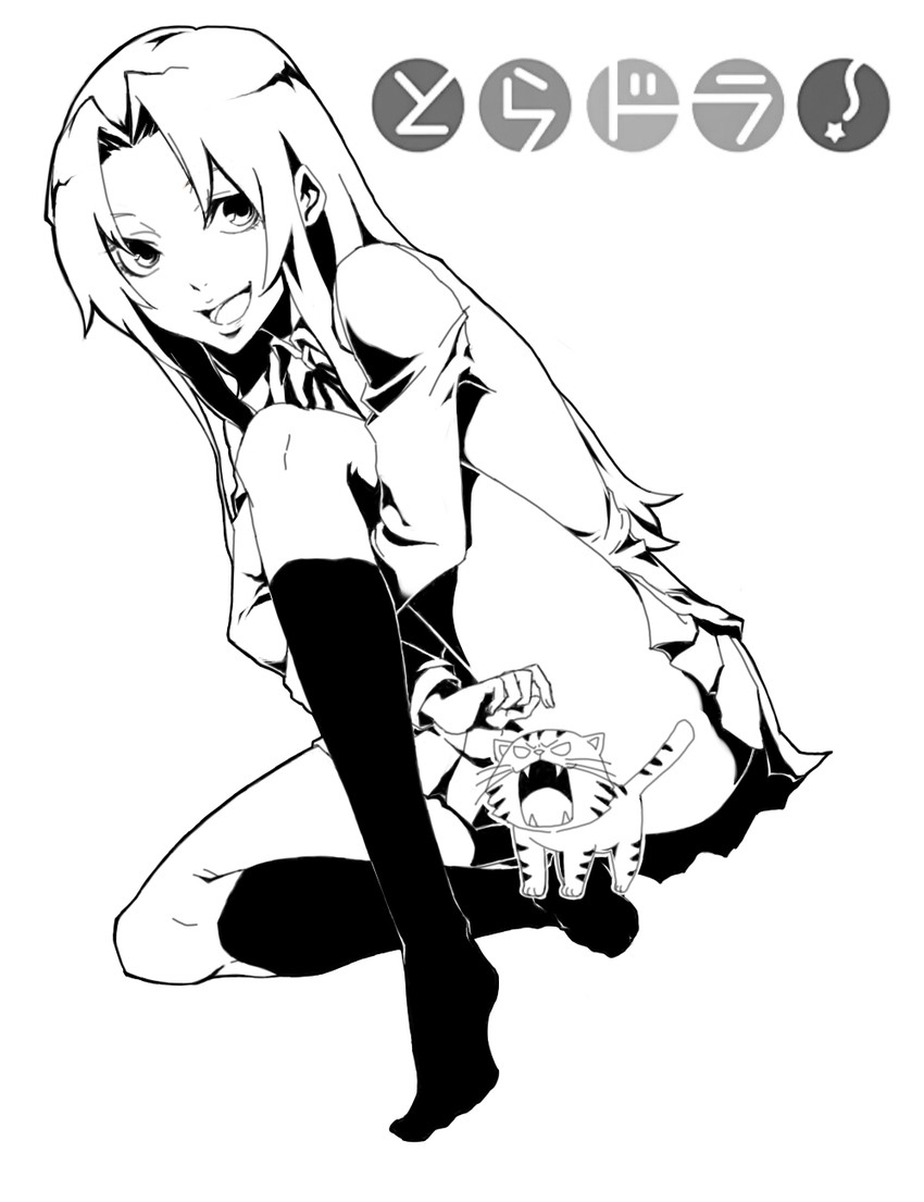 kawashima ami and palmtop tiger (toradora!) drawn by ryu_(gojitann)