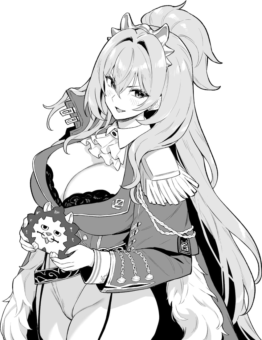 lion (azur lane and 1 more) drawn by hori_(hori_no_su)