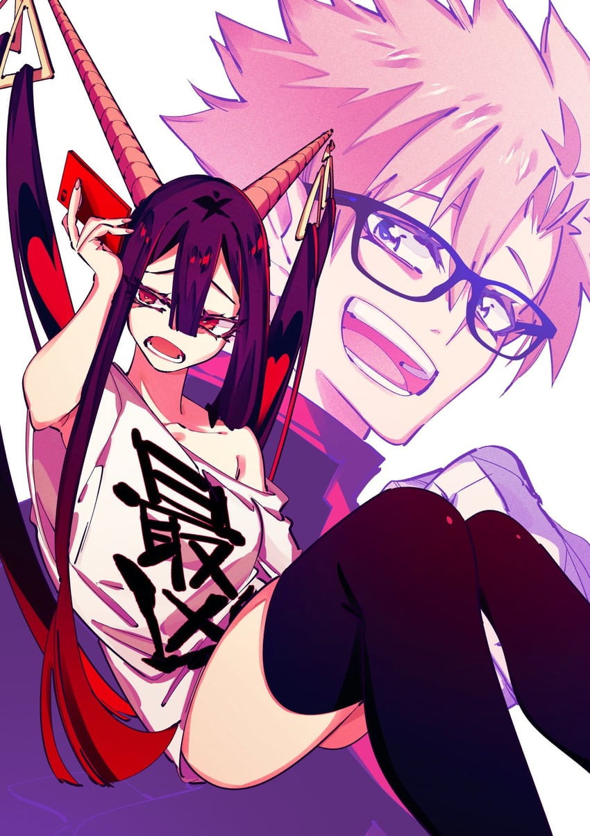 seigi tadashi and enma mel (enma meru no haai shoudou) drawn by wl6yugi8go1