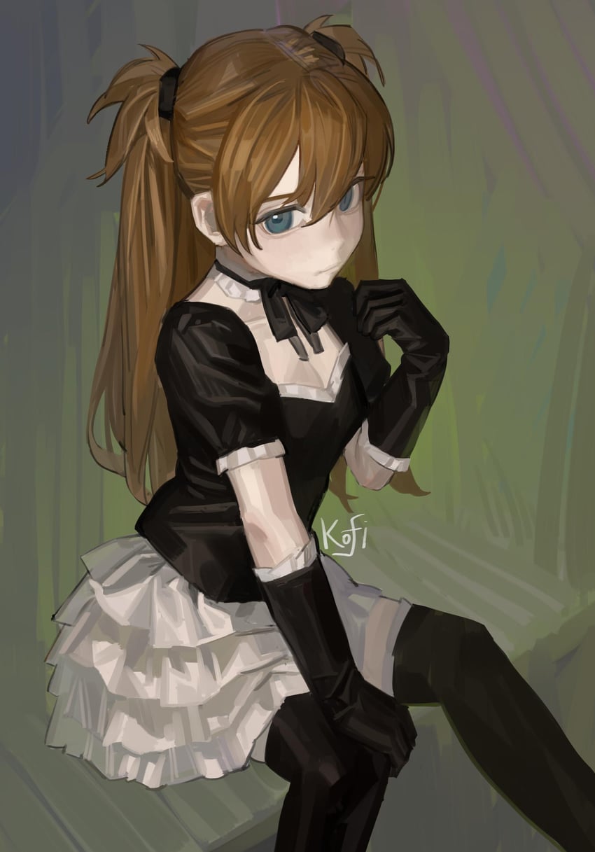 souryuu asuka langley (neon genesis evangelion) drawn by kofi-mo