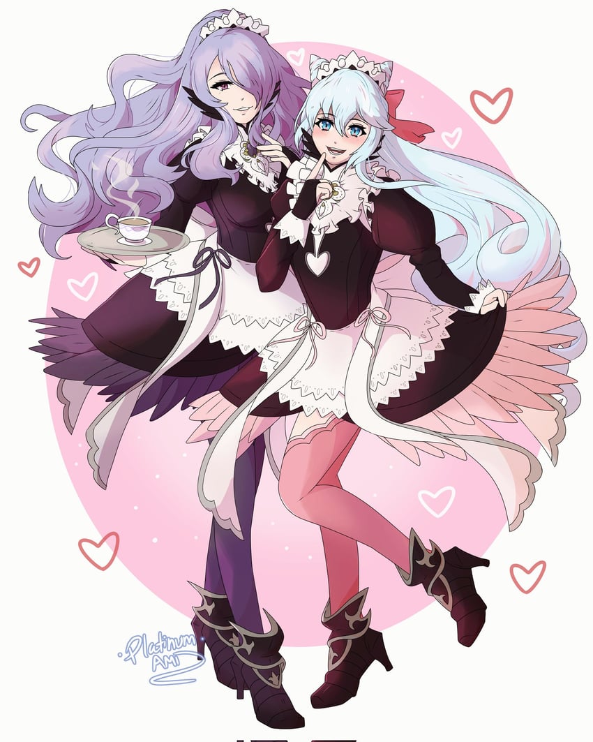 camilla and rosado (fire emblem and 2 more) drawn by platinum_ami