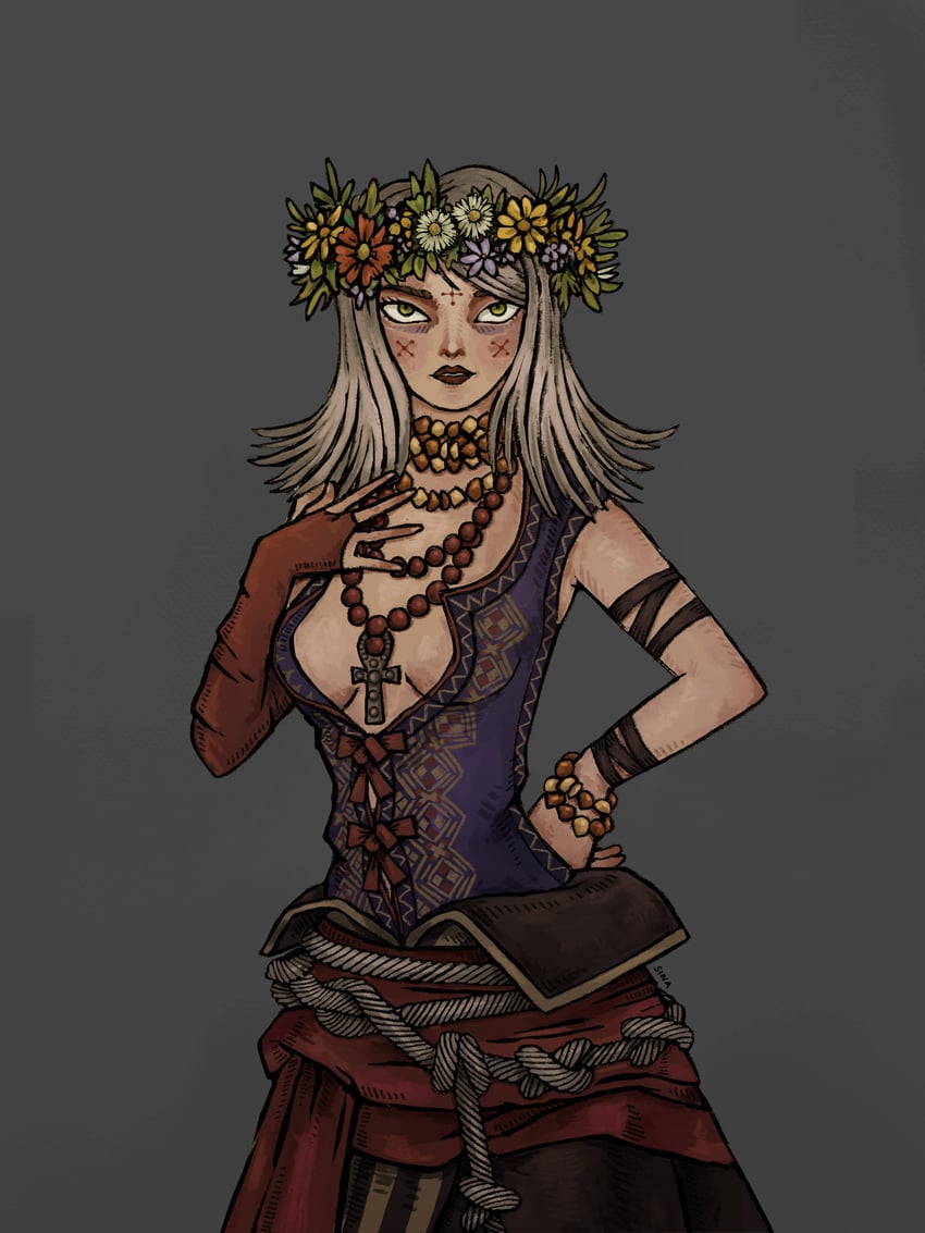 keira metz (the witcher and 1 more) drawn by sina_hofmann