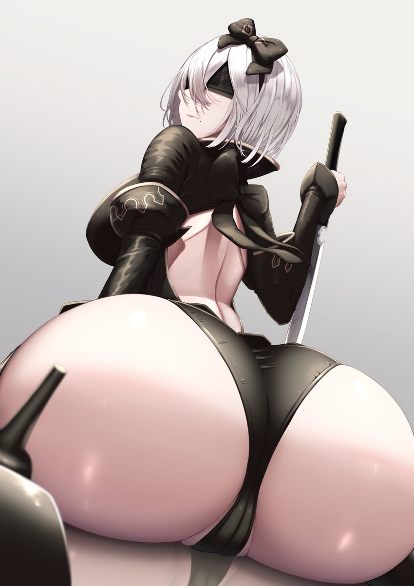 2b (nier and 2 more) drawn by shiroshisu