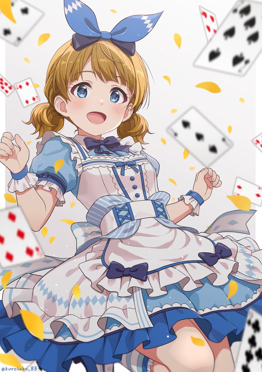 alice and suou momoko (idolmaster and 2 more) drawn by kurobako_bb