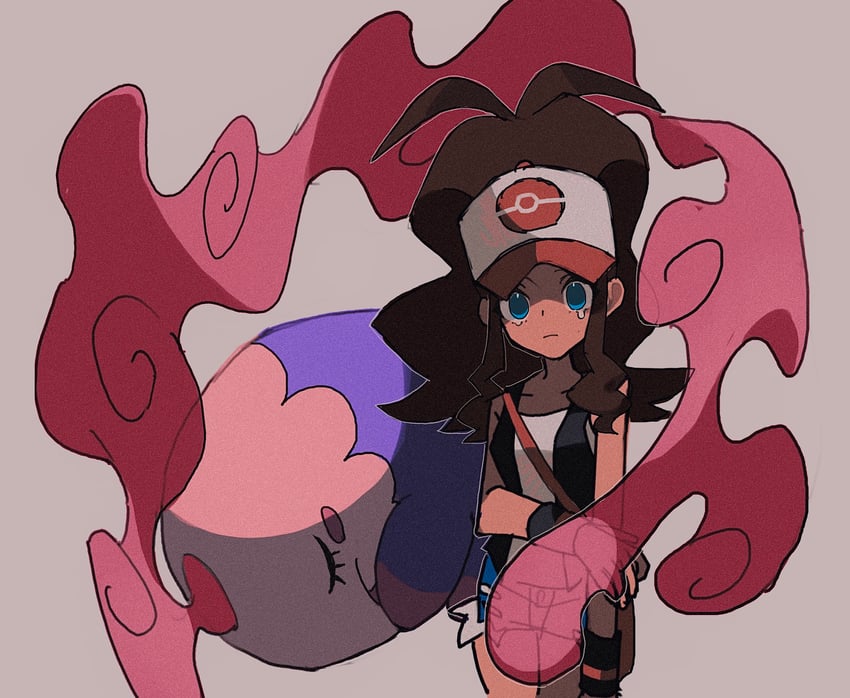 hilda and musharna (pokemon and 1 more) drawn by 950magi618