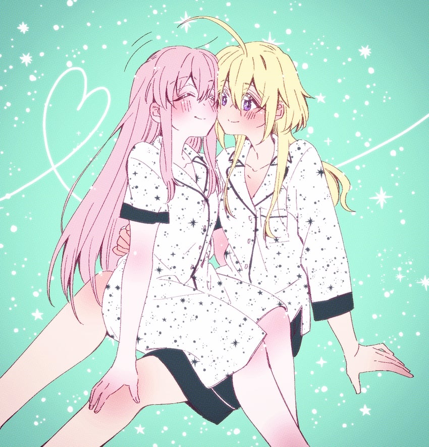 egawa kusumi and amano soraha (assault lily) drawn by sorato_(astllatte)