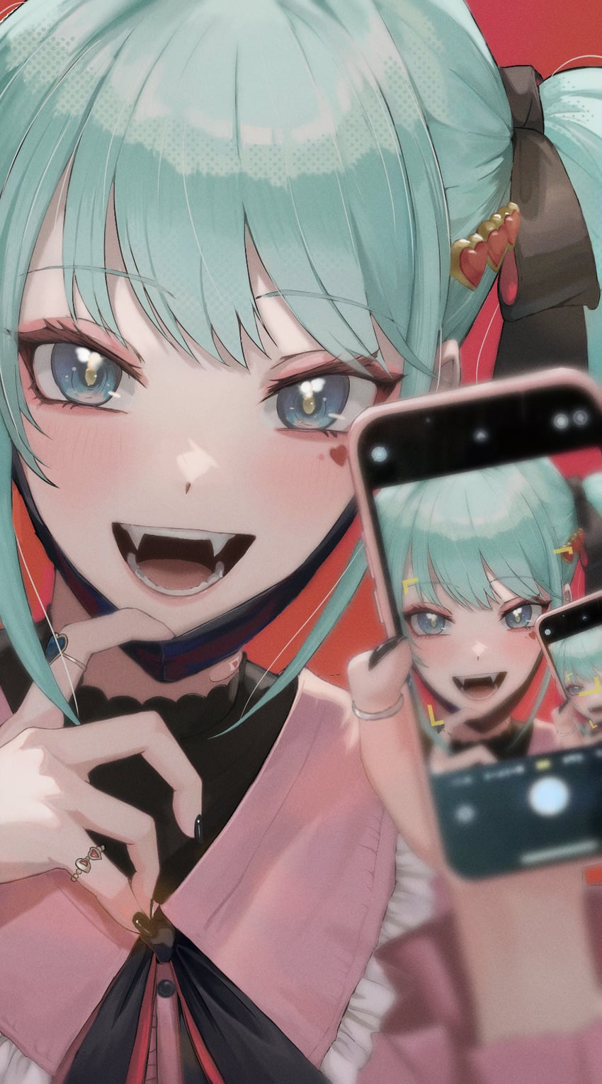 hatsune miku (vocaloid and 1 more) drawn by jyugomio