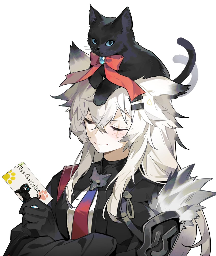 lappland, lappland the decadenza, and miss christine (arknights) drawn by akechi_(826988799)