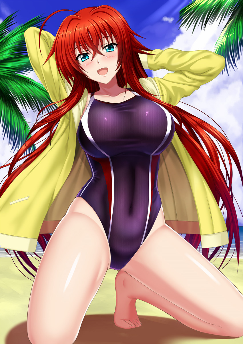 rias gremory (high school dxd) drawn by shibata_rai