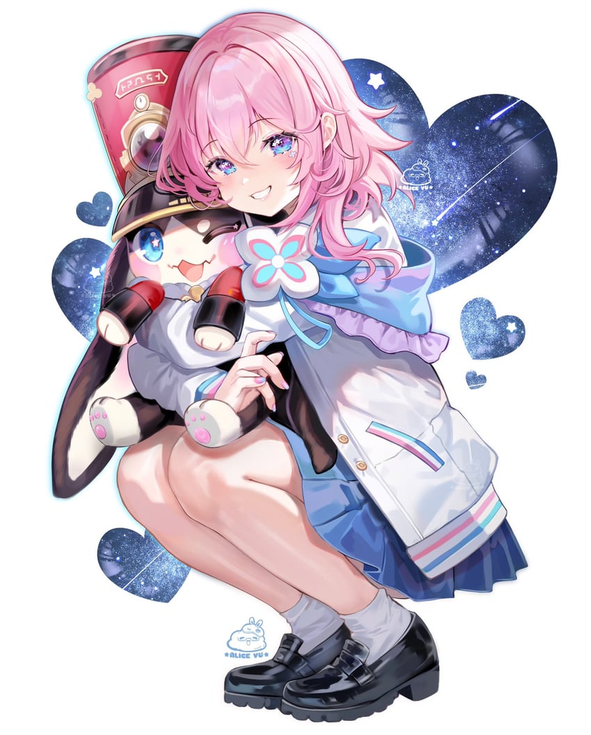 march 7th and pom-pom (honkai and 1 more) drawn by alice_vu
