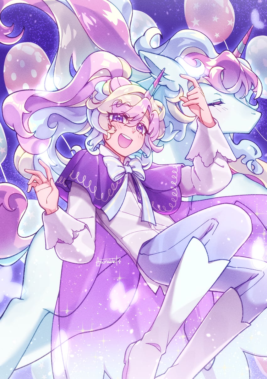 cream unicorn cookie (cookie run) drawn by miomawla