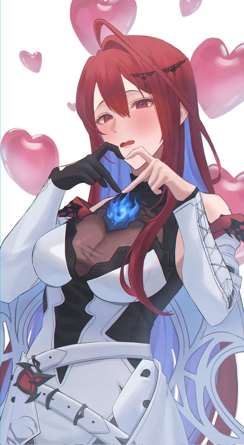 elizabeth rose bloodflame (hololive and 1 more) drawn by linyi
