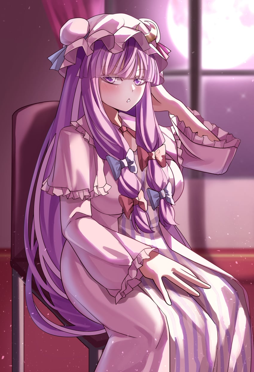 patchouli knowledge (touhou) drawn by mahoro_(minase_mahoro)