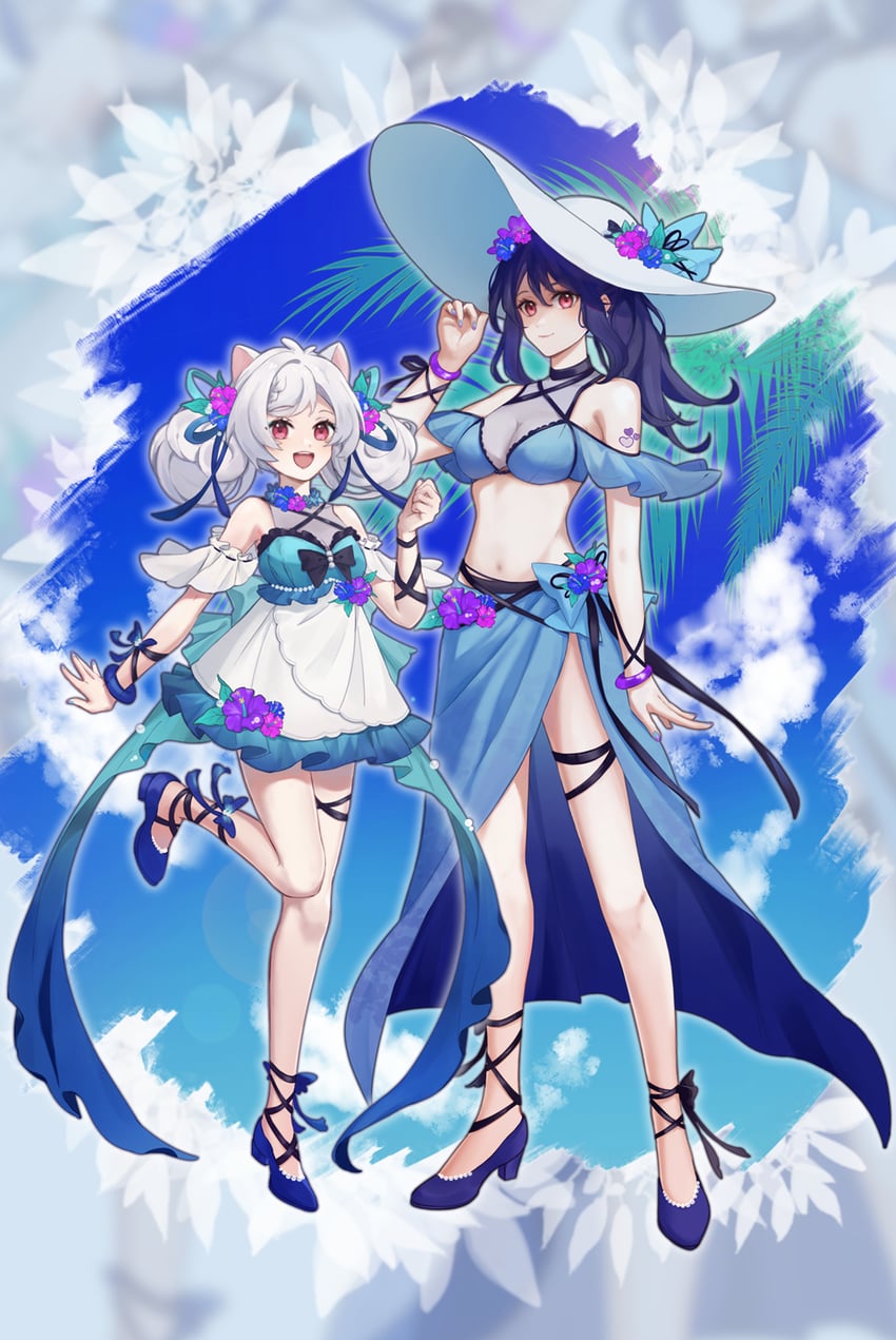 ruan miemie and miao jiujiu (bcy) drawn by qiuying
