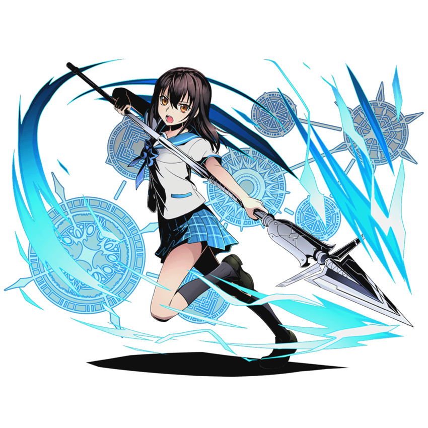 himeragi yukina (strike the blood and 1 more) drawn by ucmm