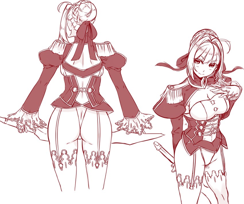 nero claudius (fate and 1 more) drawn by hiememiko