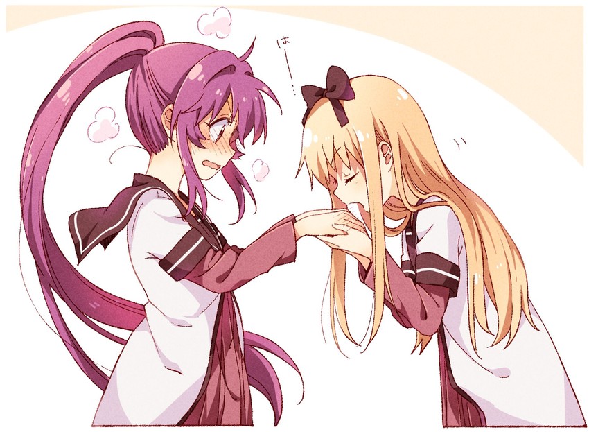 toshinou kyouko and sugiura ayano (yuruyuri) drawn by namori