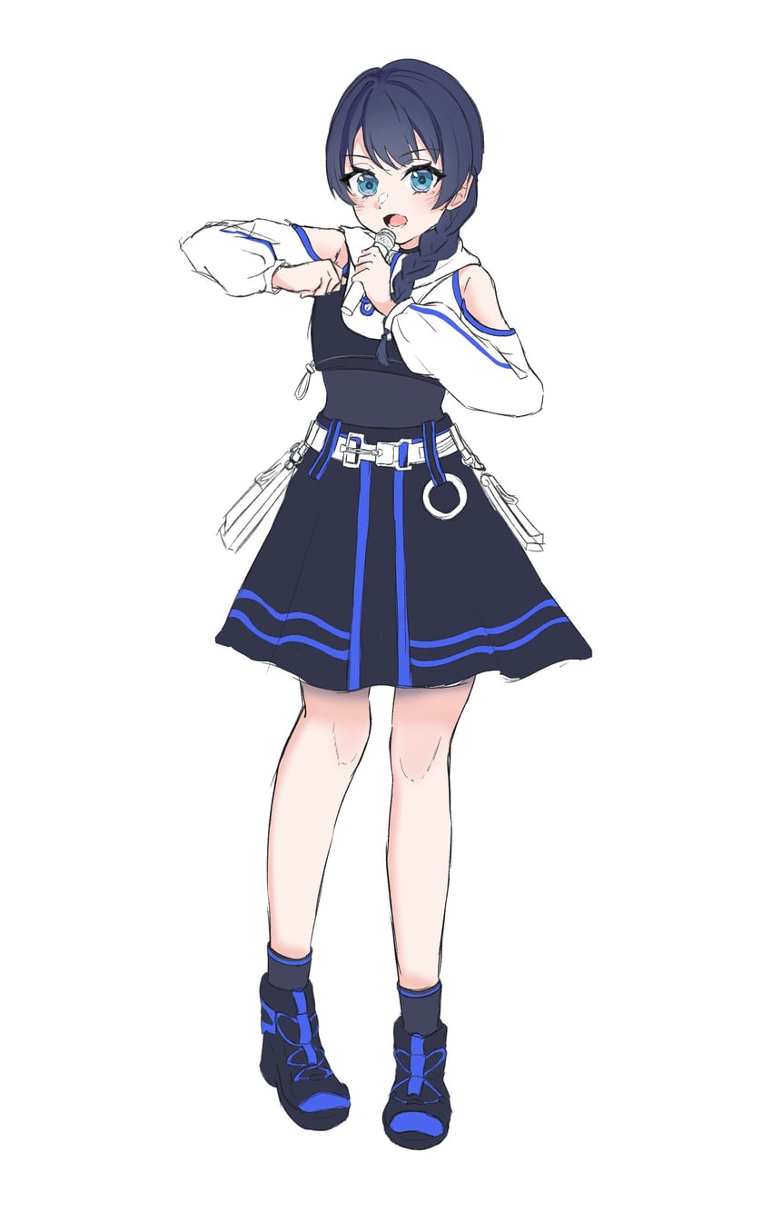 murano sayaka (love live! and 1 more) drawn by wanage_choco