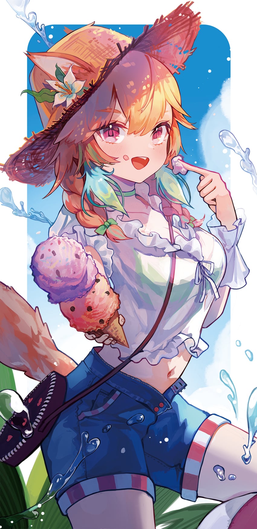 takanashi kiara (hololive and 1 more) drawn by happyongdal