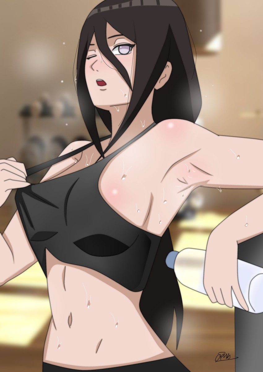 hyuuga hanabi (naruto and 1 more) drawn by agung911