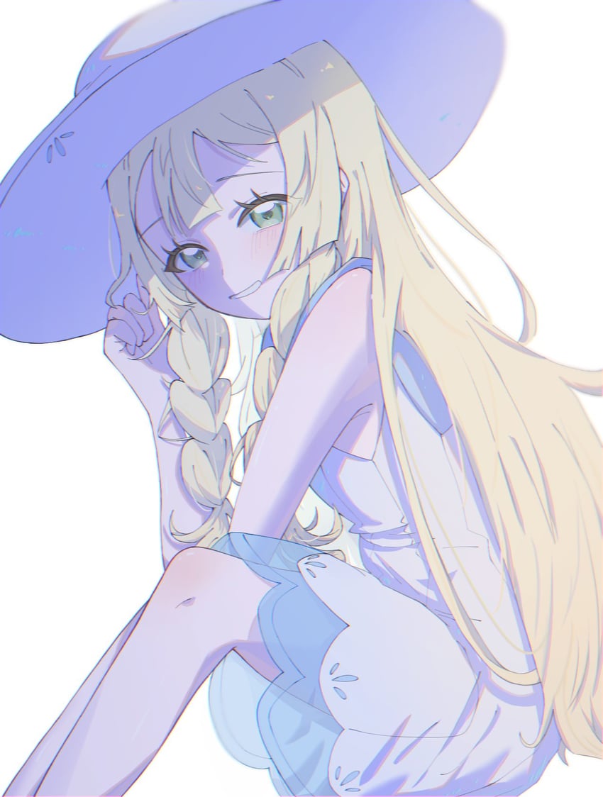 lillie (pokemon and 1 more) drawn by seiun_(hoshigumo_72)