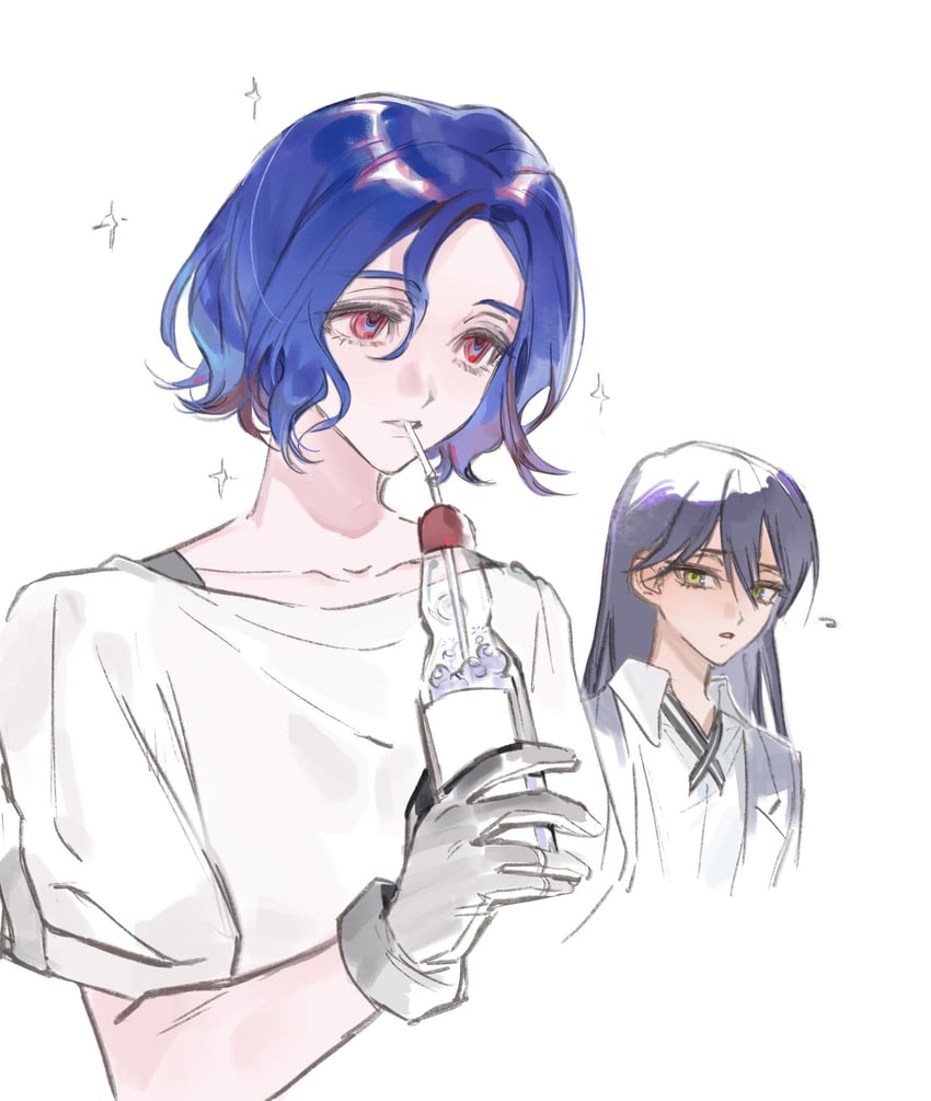 shuji ito and nyaan (gundam and 1 more) drawn by sukebegg