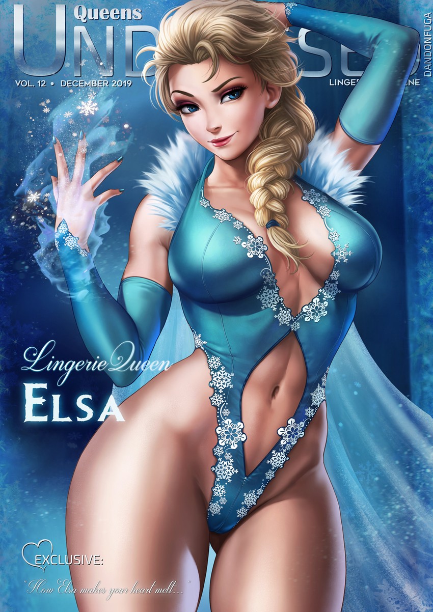 elsa (frozen) drawn by dandon_fuga