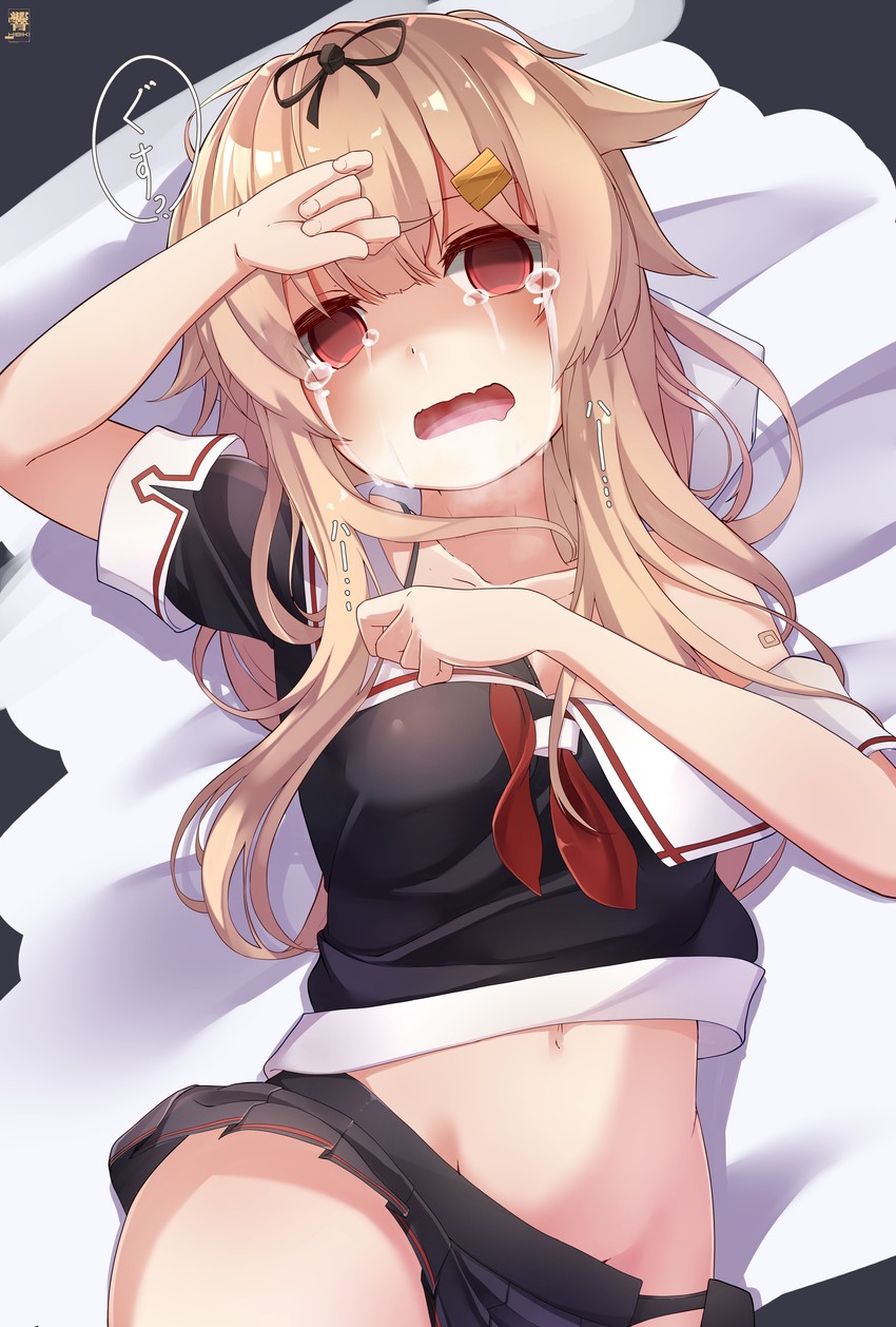 yuudachi and yuudachi kai ni (kantai collection) drawn by hibiki_(zerocodo)