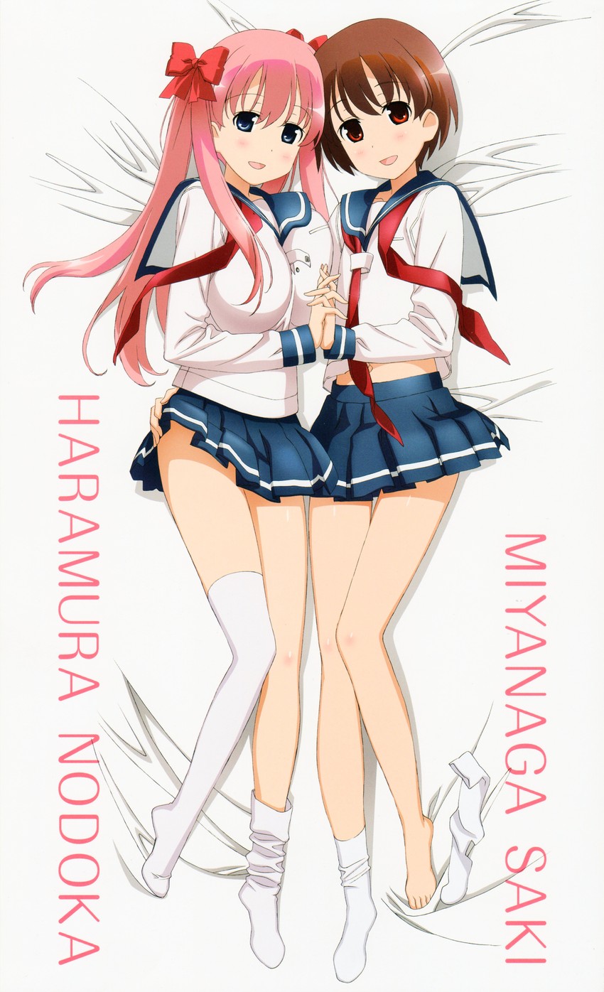 haramura nodoka and miyanaga saki (saki and 1 more)