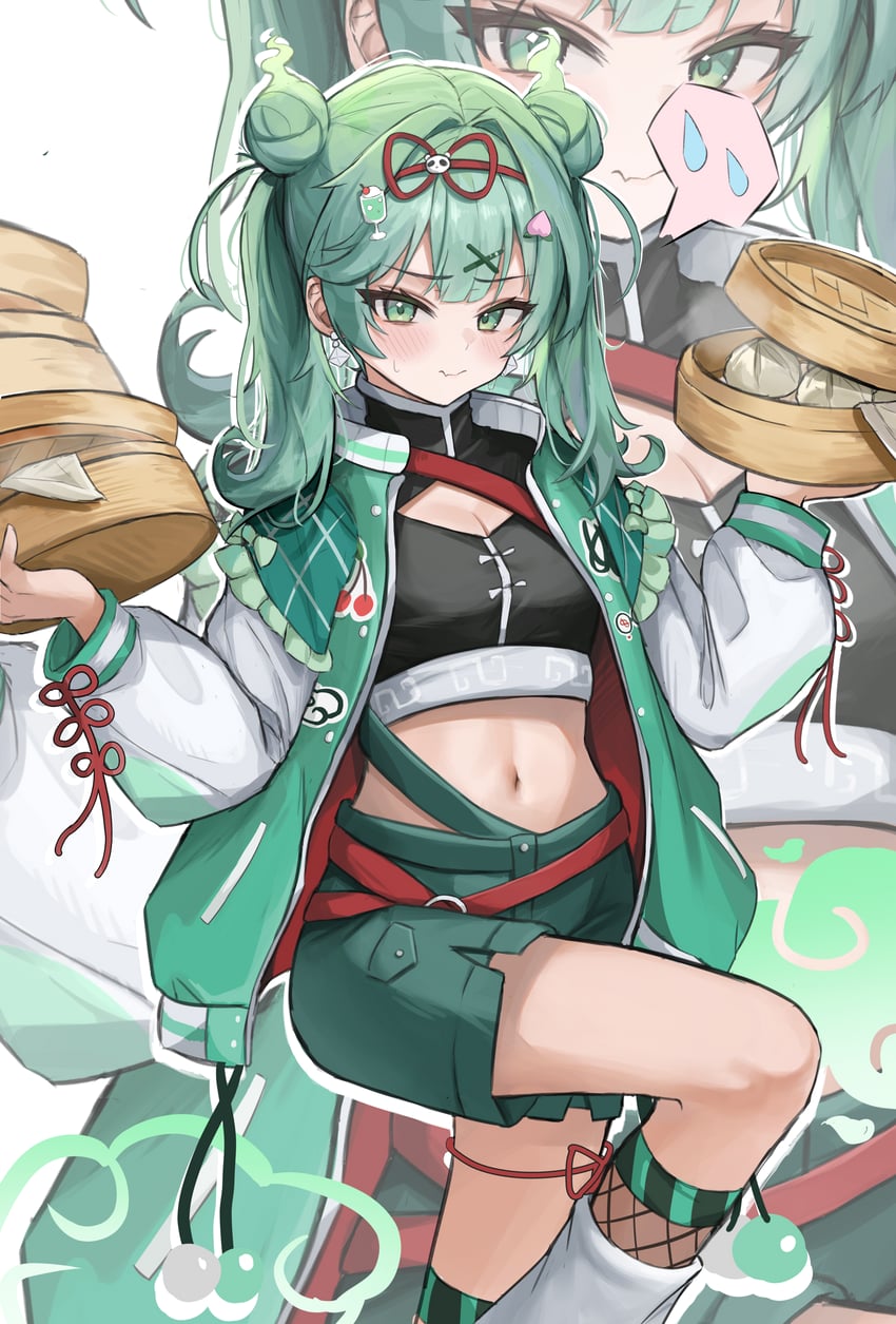 hatsune miku (vocaloid and 1 more) drawn by hoangryu