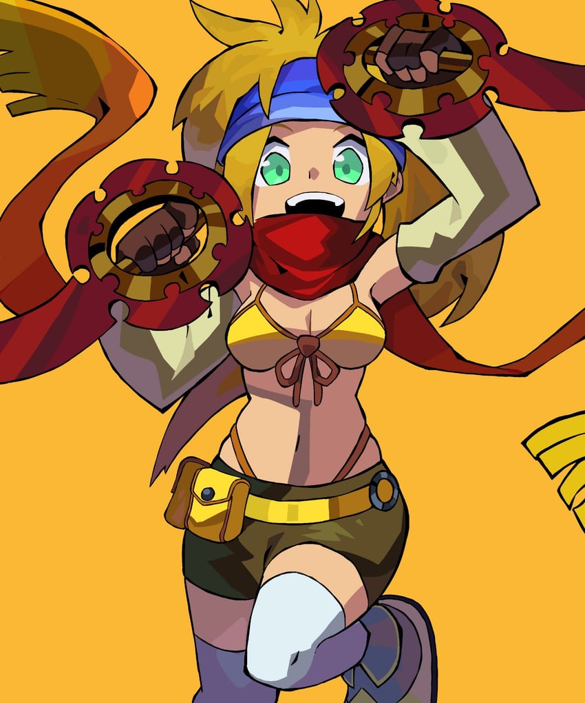 rikku and thief (final fantasy and 2 more) drawn by risingacetrainer