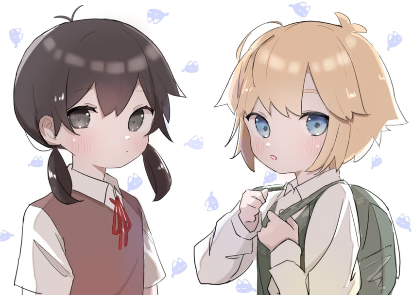 sunny, basil, and mewo (omori) drawn by kat_yandere