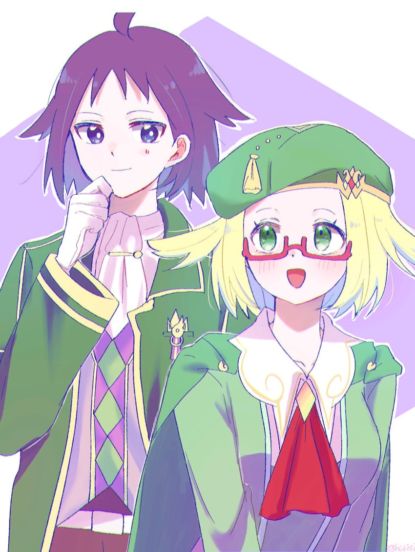 bianca and cheren (pokemon and 1 more) drawn by kuritiizu