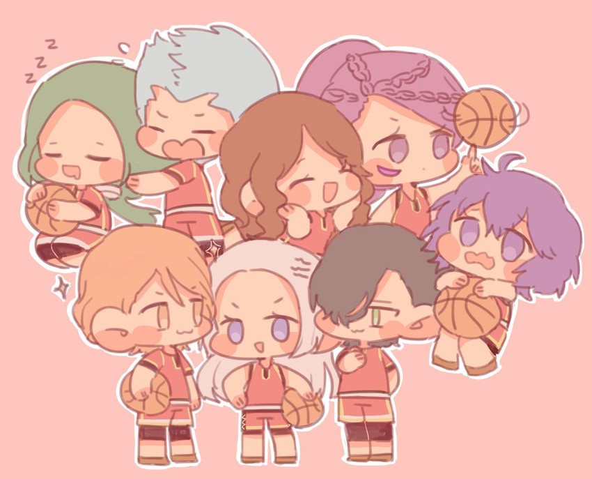 edelgard von hresvelg, dorothea arnault, bernadetta von varley, petra macneary, hubert von vestra, and 3 more (fire emblem and 1 more) drawn by suzuhi21