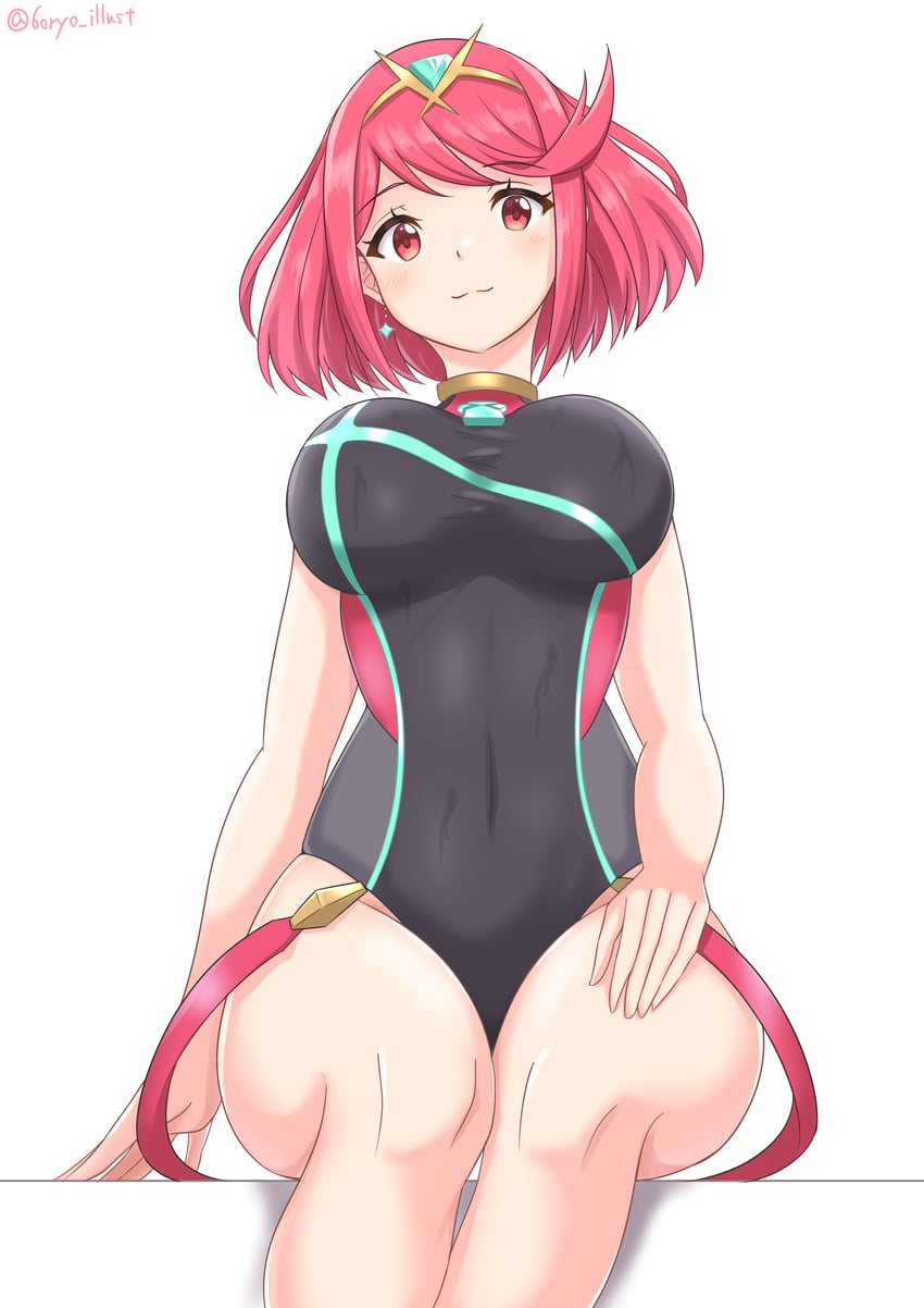 pyra (xenoblade chronicles and 1 more) drawn by ryochan96154