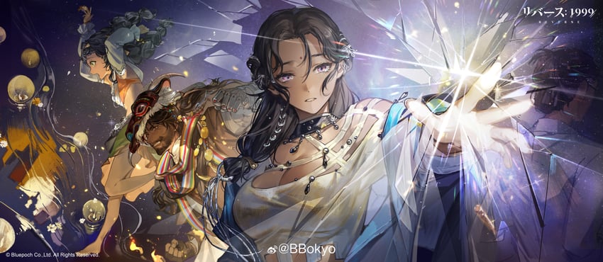 kaalaa baunaa, shamane, kanjira, and kumar (reverse:1999) drawn by bokyo