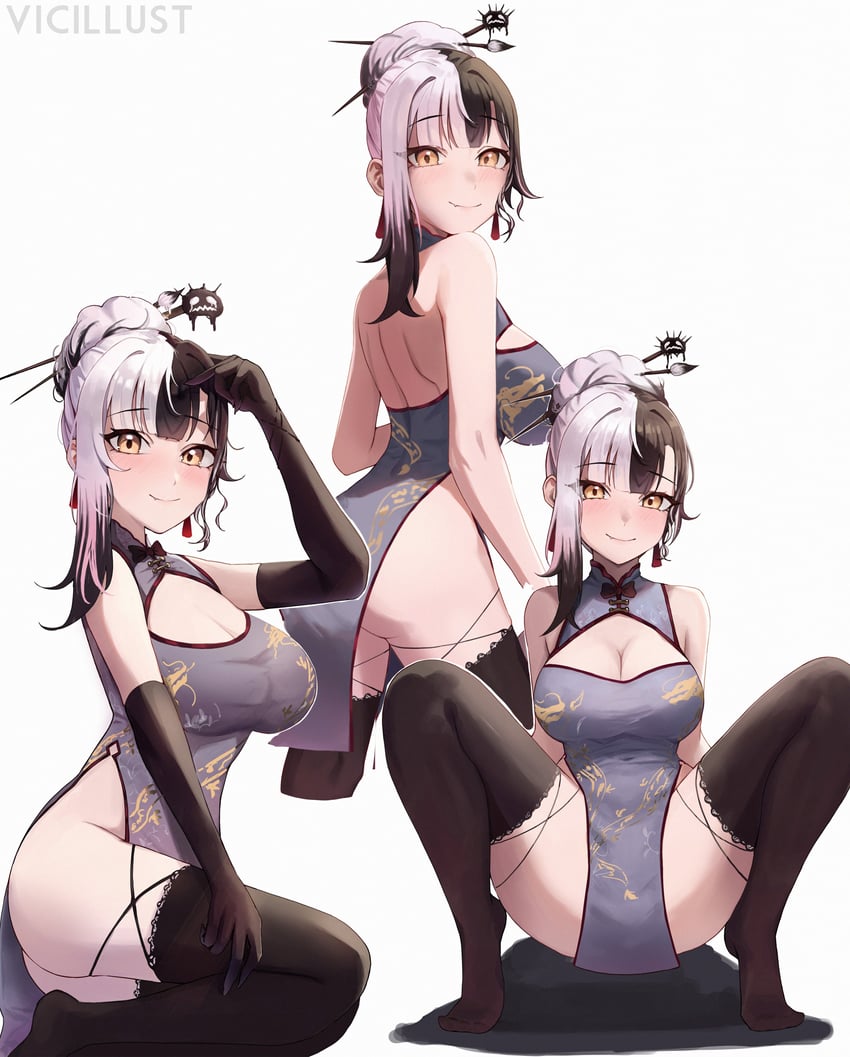 shiori novella (hololive and 1 more) drawn by vicarious
