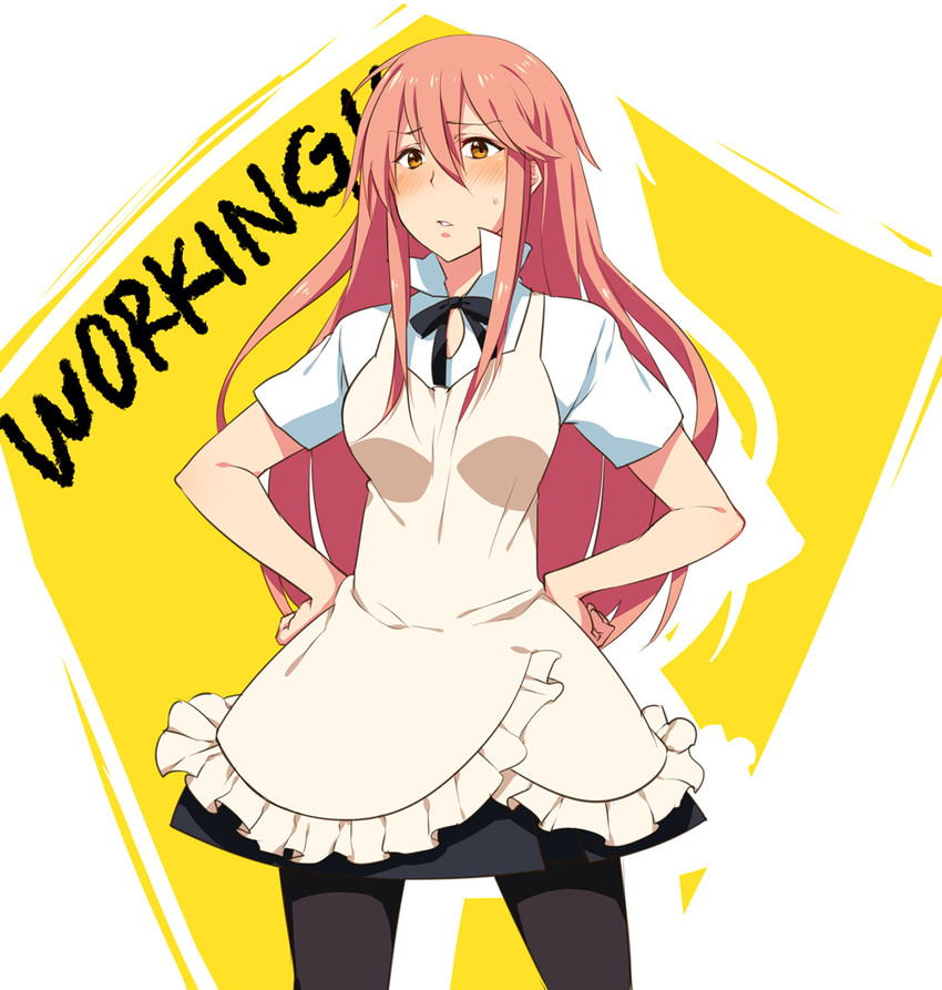 takanashi souta and takanashi kotori (working!!) drawn by yamaki_suzume