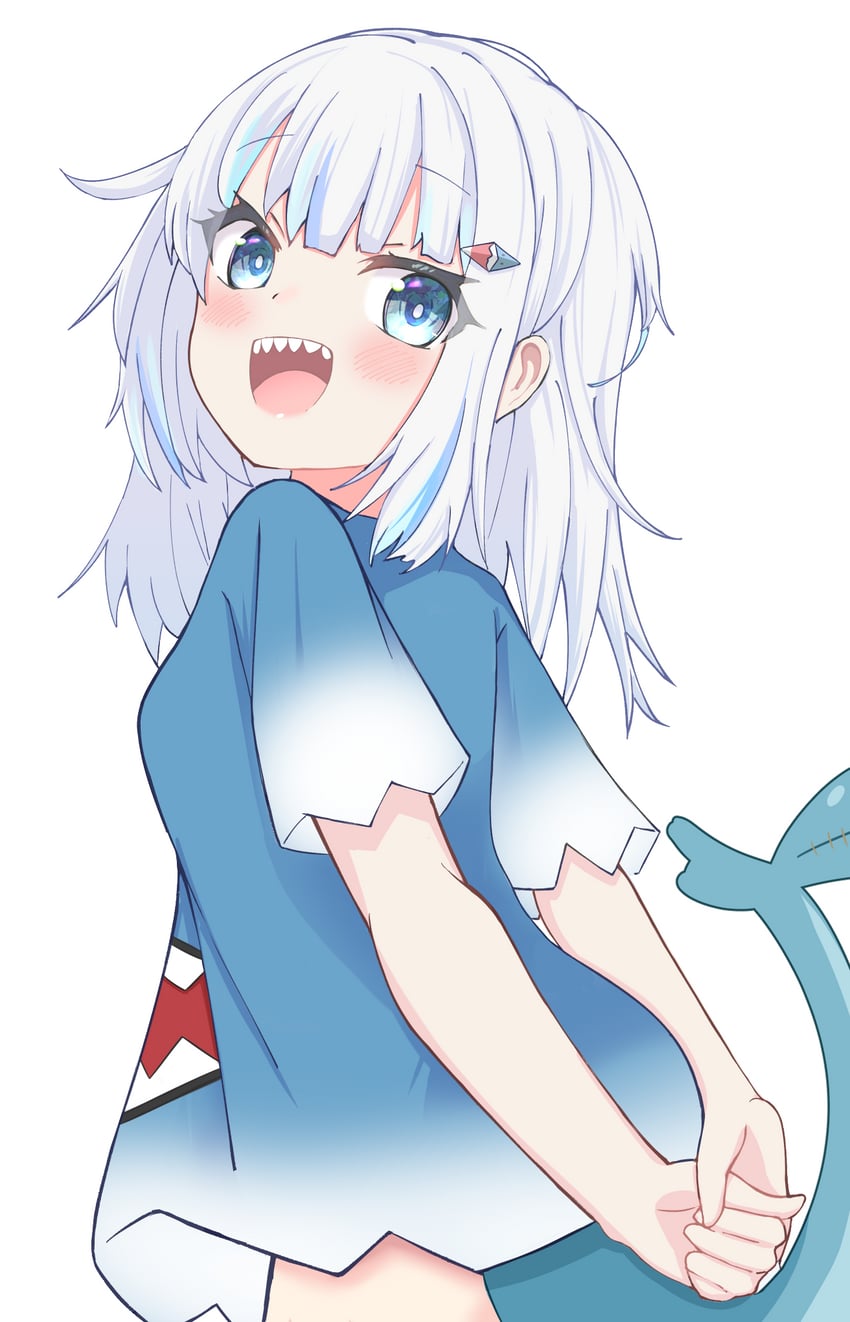 gawr gura (hololive and 1 more) drawn by melenas_(twdy2773)