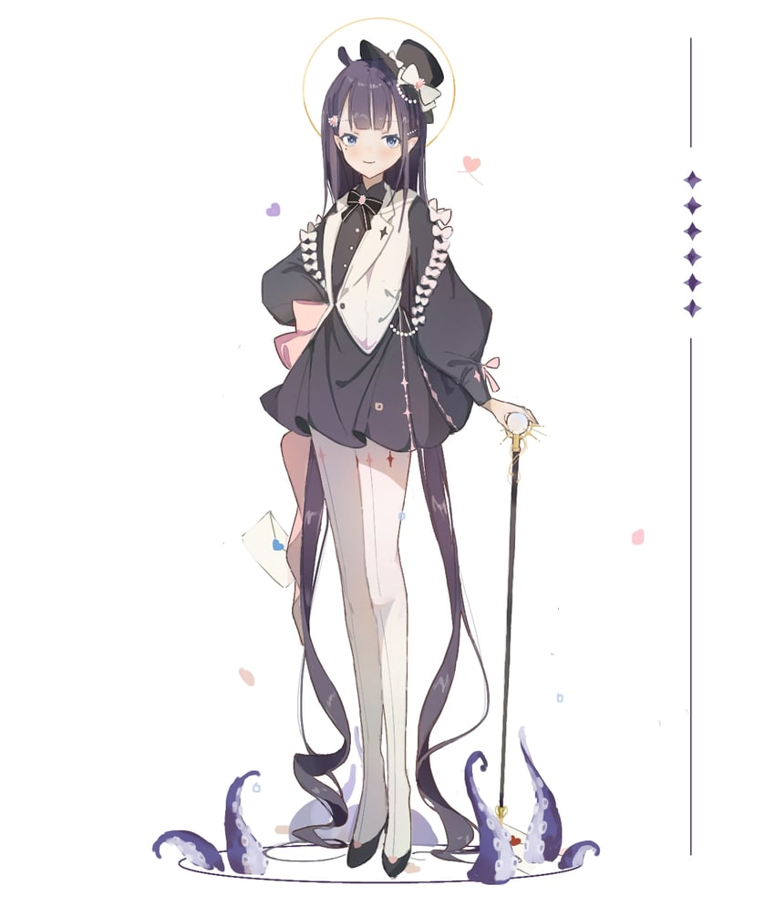 ninomae ina'nis (hololive and 1 more) drawn by lazysunnyzzz