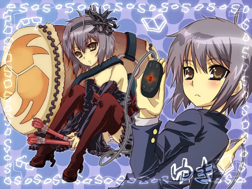 nagato yuki (k-on! and 3 more) drawn by nagy