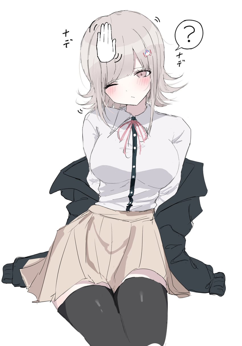 nanami chiaki (danganronpa and 1 more) drawn by phare_(spring_ha1ru)