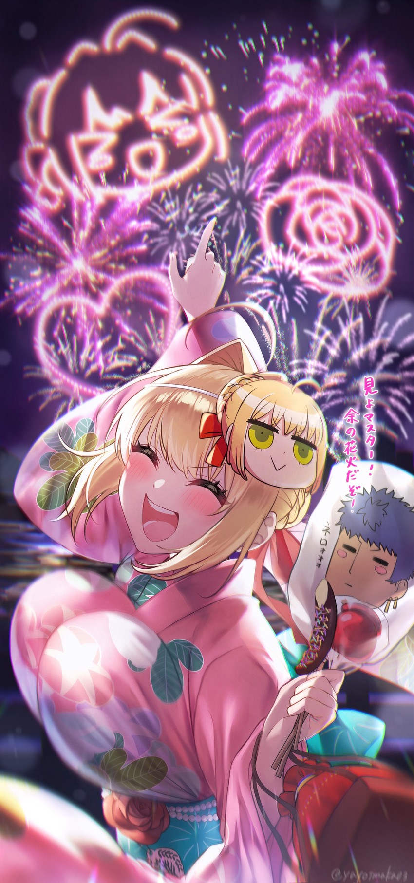 nero claudius and caligula (fate and 2 more) drawn by yayoi_maka