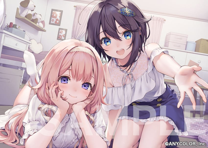 suo sango and sorahoshi kirame (nijisanji) drawn by ne-on
