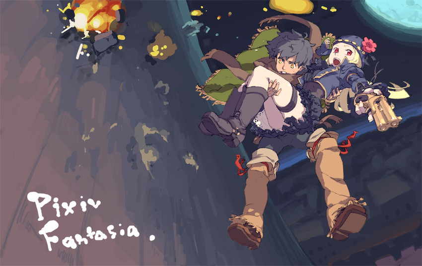 pixiv fantasia and 1 more drawn by enkyo_yuuichirou